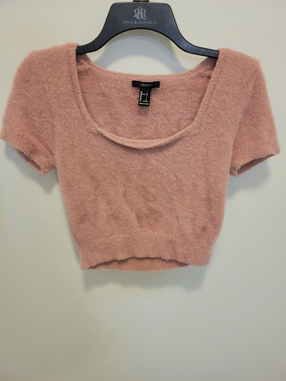 Forever 21 Dusty Pink Cropped Top